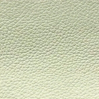 Pale green leather texture with pebble-grain pattern, matte finish, and white background; label reads "egoitaliano > leather (c) > nibe > 4453".